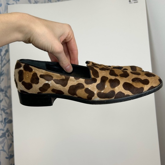 Yves Saint Laurent Brown Pony Hair Loafers - Picture 3 of 14